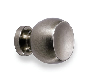 Colonial Bronze 182-M20 Midcentury 1" Diameter Solid Brass Cabinet Knob, Matte Light Statuary Bronze