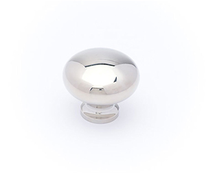 Colonial Bronze 191-M15B Traditional 1" Diameter Solid Brass Cabinet Knob, Matte Pewter