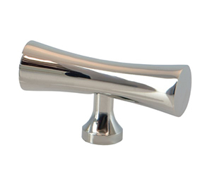 Colonial Bronze 290-26F Contemporary 5/8" Diameter Solid Brass Cabinet Knob, Frost Chrome