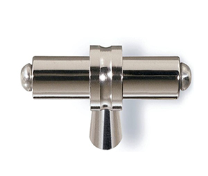 Colonial Bronze 309-26F Transitional 3/8" Diameter Solid Brass Cabinet Knob, Frost Chrome