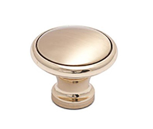 Colonial Bronze 378-M11 Traditional 1-1/4" Diameter Solid Brass Cabinet Knob, Matte Antique Copper