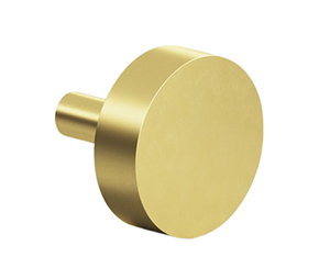 Colonial Bronze 510-M11 Contemporary 1" Diameter Solid Brass Cabinet Knob Straight Post, Matte Antique Copper