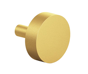 Colonial Bronze 511-M15 Contemporary 1-1/4" Diameter Solid Brass Cabinet Knob Straight Post, Matte Satin Nickel