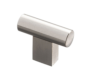 Colonial Bronze 534-4 Contemporary 1/2" Diameter Solid Brass Cabinet Knob, Satin Brass