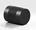 Colonial Bronze 560-M19 Knurled 3/4" Diameter Solid Brass Cabinet Knob Diamond Knurl Banded, Matte Satin Black