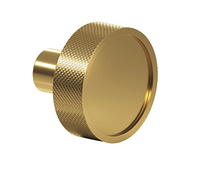Colonial Bronze 595-M20 Knurl 1-1/4" Diameter Solid Brass Cabinet Knob, Matte Light Statuary Bronze