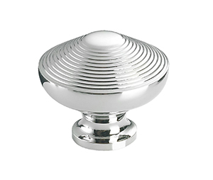 Colonial Bronze 633-CU Contemporary 1-1/2" Diameter Solid Brass Cabinet Knob, Polished Copper