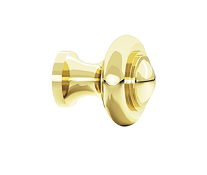 Colonial Bronze 674-11 Traditional 1-3/16" Diameter Solid Brass Knob, Antique Copper