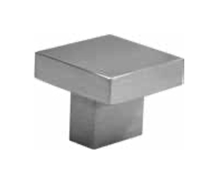 Colonial Bronze 749-20 Transitional 1-1/2" SQ Diameter Solid Brass Cabinet Knob, Light Statuary Bronze