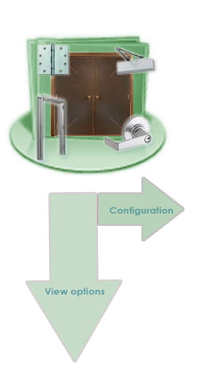 Double Wood Door and Frame Unit