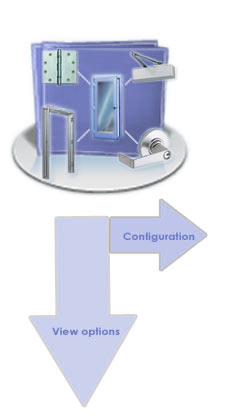 Quick Combination Single Stile & Rail FG Full Glass