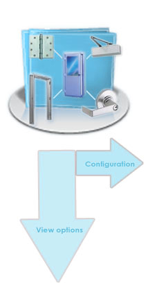 Quick Combination Single Stile & Rail HG Half Glass