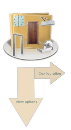 Wood Door And Wood Frame Complete Unit