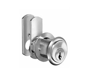 Compx NLC8109KA107-26D Pin Tumbler Cam Lock - Lipped/Overlay Construction, KA 107 - 1 Each