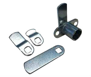 Compx TLCB165 Cabinet Cam Lock Kit - Cylinder Body With 4 Cams - 1 Each