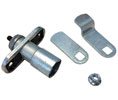 Compx TLCB170 Cabinet Cam Lock - Vertical Mount Thick Panel Cylinder Body - 1 Each