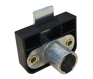 Compx TLCB280 Cabinet Deadbolt Lock - Horizontal Mount, 3/4” Long Cylinder - 1 Each