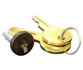 Compx TLLP400-106TA Master Keyed Lock Plug - Statuary Bronze, 106TA