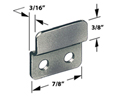 Compx TLSP255 Strike Plate - Black, use with: Timberline Cam or Deadbolt Locks