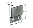 Compx TLSP258 Strike Plate - Black, use with: Double Door Locks