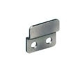 Compx TLSP257-BN Strike Plate - Bright Nickel, use with: Double Door Locks