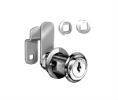 Compx NLC8060KA346-3 Cabinet Lock - Disc Tumbler Cam Lock - Bright Brass, Cylinder 1-3/4" L, Key KA 346 - 1 Each