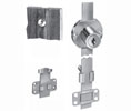 Compx NLC8090KA415-14A Cabinet Lock - Disc Tumbler Gang Lock - Bright Nickel, KA 415 - 1 Each