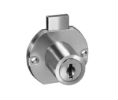 Compx NLC8703KA415-14A Cabinet Lock - Disc Tumbler Deadbolt Lock for Drawers - Bright Nickel, KA 415 - 1 Each