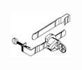 Compx NLMFWSG415-14A Showcase Door Lock - Bright Nickel Finish - 1 Each