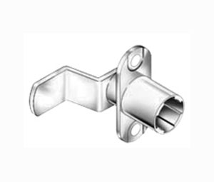 Compx TLCB099 Cabinet Cam Lock - Vertical Mount, 90º Rotation - 1 Each