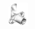 Compx TLCB168 Cabinet Cam Lock Kit - Cylinder Body With 4 Cams, Horizontal Mount - 1 Each