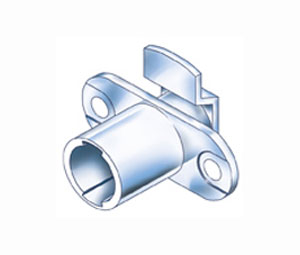 Compx TLCB180 Cabinet Cam Lock - Horizontal Mount, 180º Rotation - 1 Each