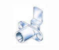 Compx TLCB188 Cabinet Cam Lock - Horizontal Mount, 180º Rotation - 1 Each