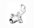 Compx TLCB189 Cabinet Cam Lock - Horizontal Mount, 180º Rotation - 1 Each