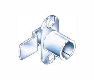 Compx TLCB193 Cabinet Cam Lock - Vertical Mount, 180º Rotation - 1 Each