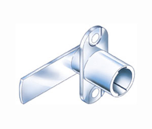 Compx TLCB197 Cabinet Cam Lock - Vertical Mount, 180º Rotation - 1 Each