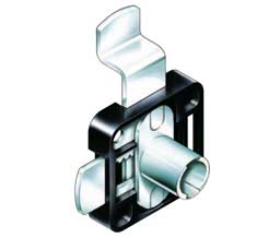 Compx TLCB251 Cabinet Lock - Double Door Lock Cylinder Body with 11/16" Offset