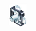 Compx TLCB255 Cabinet Lock - Double Door Lock Cylinder Body - 1 Each