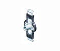 Compx TLCB270 Two Drawer Gang Lock - Cylinder Body, 3/4" - Side Mount - 1 Each