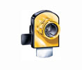 Compx TLCB371 Double Glass Door Lock - Lock Body - Vertical Mount, Bright Nickel - 1 Each