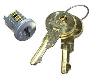 Compx TLLP700-101TA Master Keyed Lock Plug - Satin Nickel, 101TA