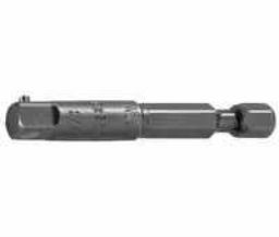 Cooper 071-EX-370-2 Apex® Hex Extensions - 2" Overall Length - 3/8" (male square), 1/4" (male hex) Drive Size - Pin Locking Type