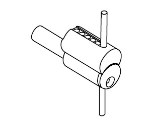 Corbin Russwin CT-80 IC Mortise Cylinder Installation Wrench (#363F612)