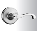 Corbin Russwin 712F505 605 Frascati Lever for Doors 1-3/4" - 2" Thick, Plain, Bright Brass