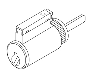 Corbin Russwin 2400-033-C 626 Schlage C Keyway Standard Cylinder, Satin Chrome