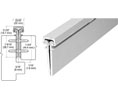 CRL 112HD83A Roton 112HD Series Concealed Leaf Continuous Hinge - Satin Anodized