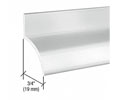 CRL 154A36 36" Extruded Aluminum Door Rain Drip 3/4" - Aluminum