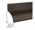 CRL 154D36 36" Extruded Aluminum Door Rain Drip 3/4" - Dark Bronze Anodized