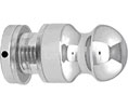 CRL 19MKCH Mini Bulb 19 Series Single-Sided Door Knob - Polished Chrome