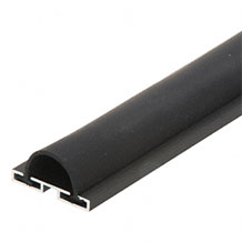 CRL 19ND36 36" Door Bottom with Vinyl Sweep - Dark Bronze Anodized